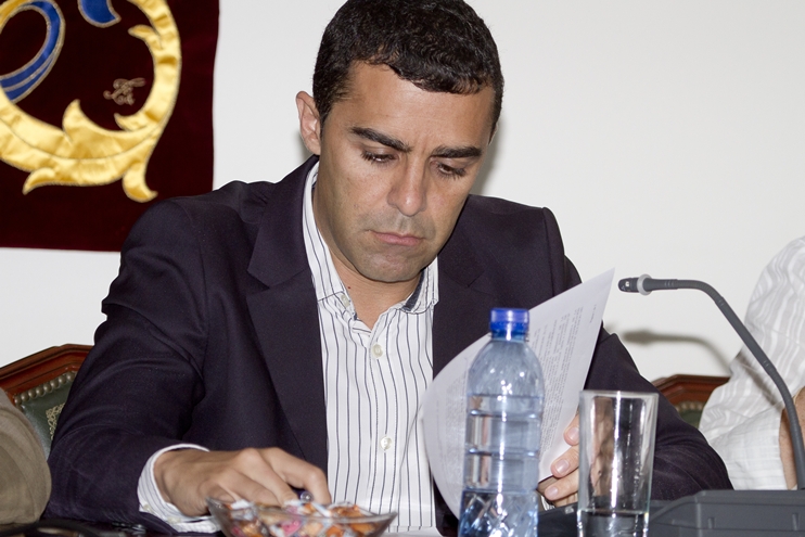 José Montelongo, durante una sesión plenaria.