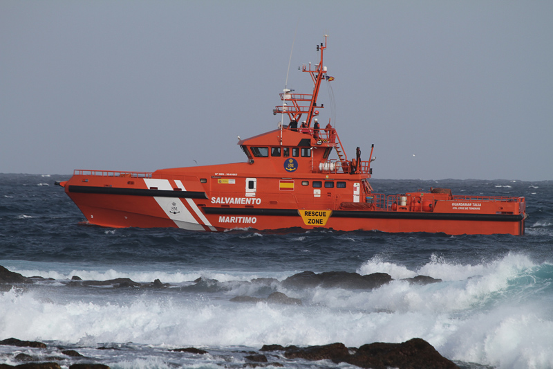 Una de las embarcaciones de Salvamar, en un operativo anterior