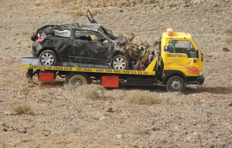 El último accidente mortal se produjo el 27 de junio, cuando un joven de 27 años se salió de la vía con su coche en inmediaciones de Zonzamas.