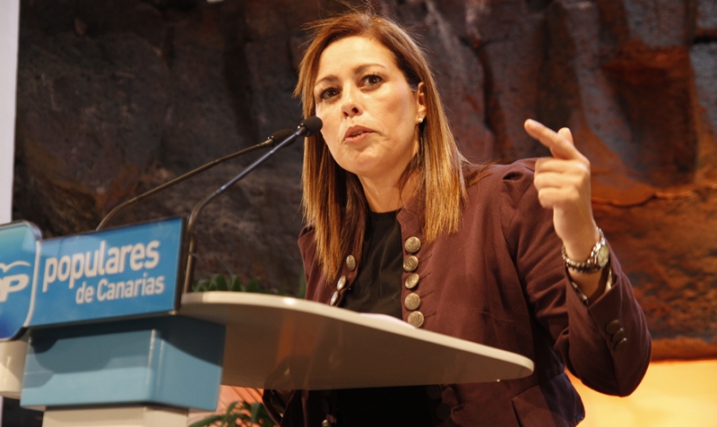 La presidenta del PP de Lanzarote, Ástrid Pérez