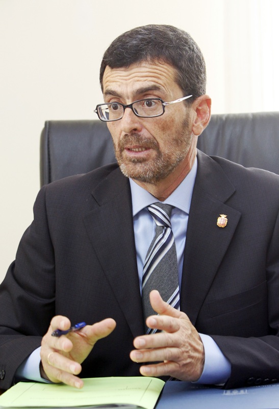 El vicepresidente del Cabildo de Lanzarote, Joaquín Caraballo