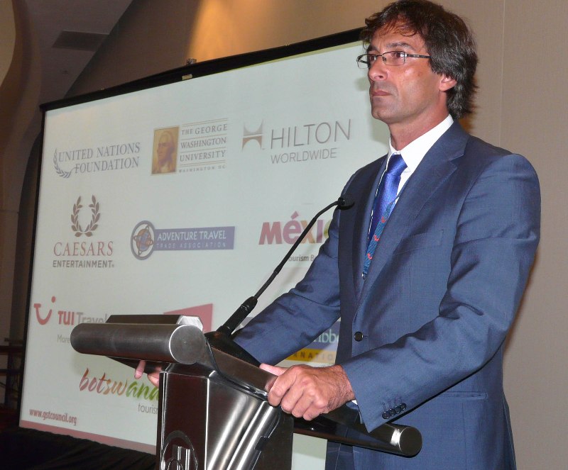 Pedro San Ginés, durante su intervención en Washington