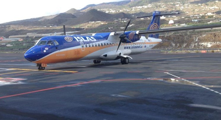 Un avión de la compañía Islas Airways.