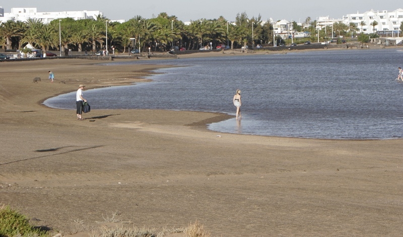 La playa de Los Pocillos, en una imagen de archivo.