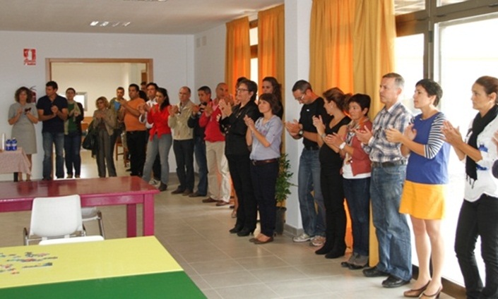 Un momento de la inauguración del Centro de Día de Menores de Arrecife.