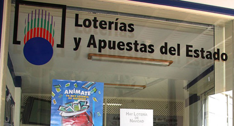 Imagen de archivo de una administración de lotería.