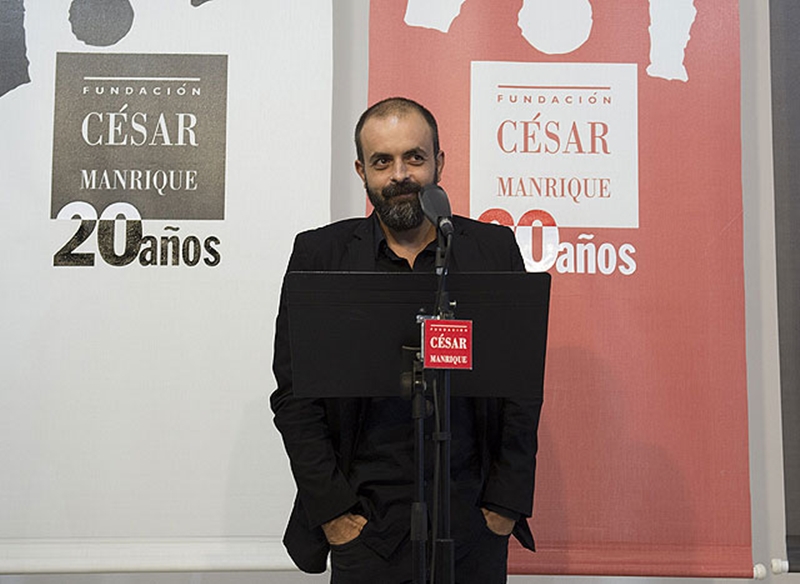Miguel Morales, director del documental, durante su presentación en Lanzarote.