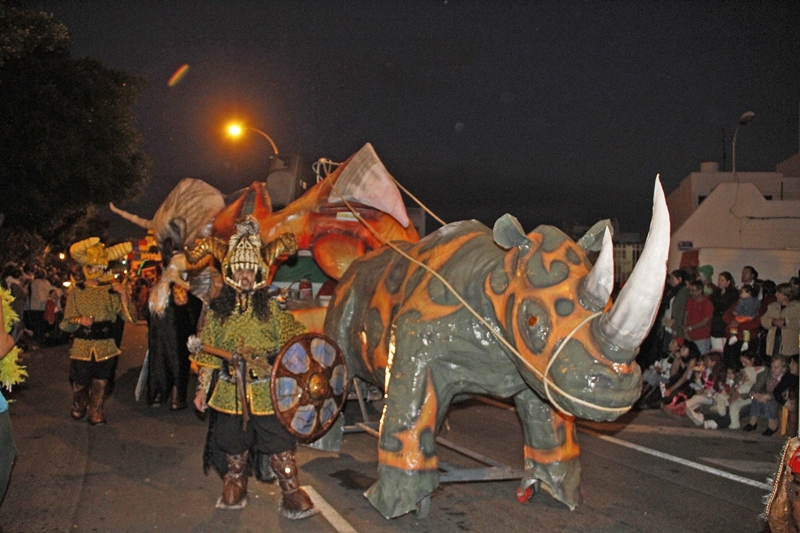 Carroza que el año pasado obtuvo el primer premio.