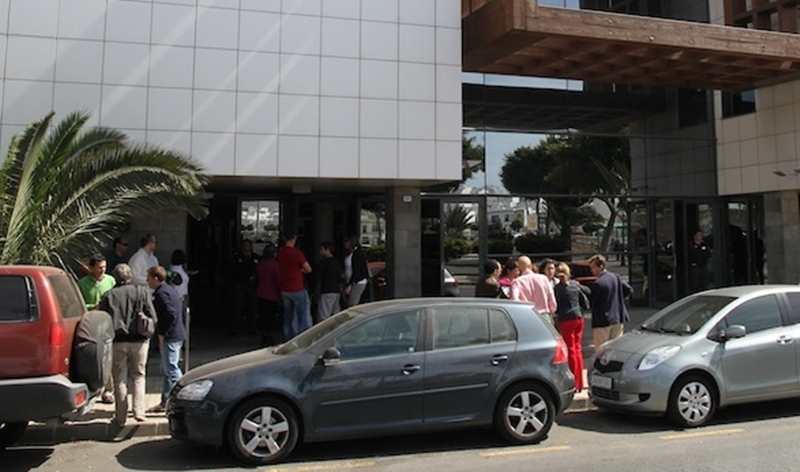 Fachada de los Juzgados de Arrecife.