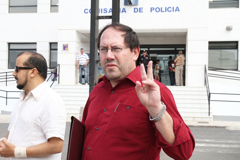 El activista José Morales.