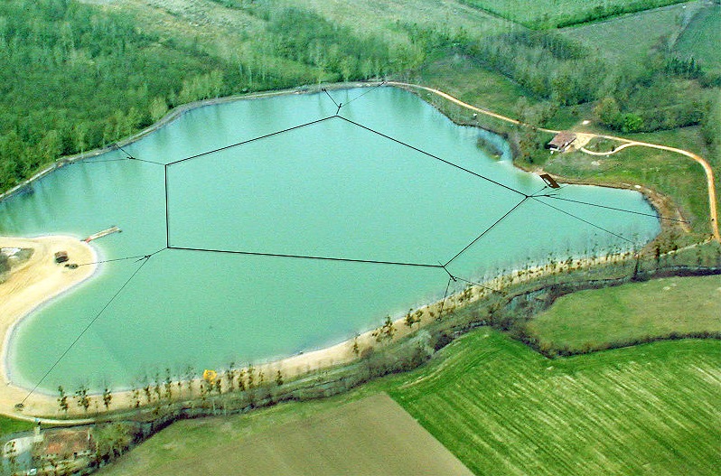 Imagen de una instalación de cable-ski.