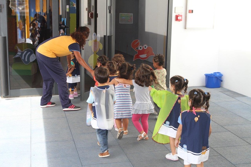 Los niños se irán adaptando a lo largo de la semana.