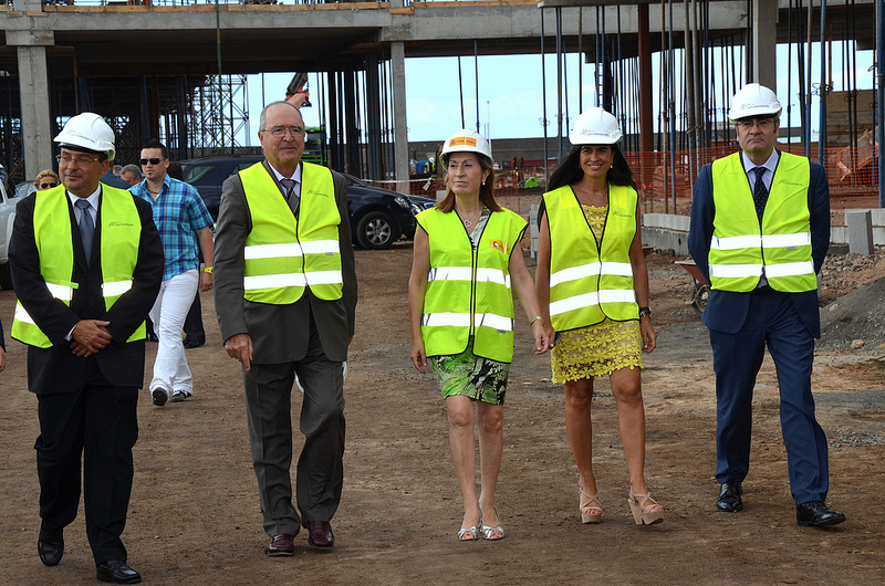 Imagen de la visita de Ana Pastor.