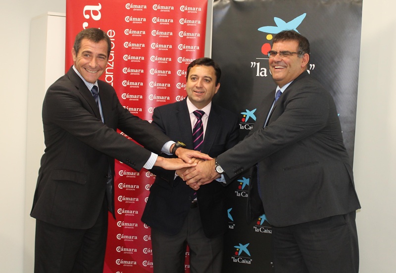 "la Caixa" ya cuenta con una sala en el Vivero de Empresas de la Cámara.