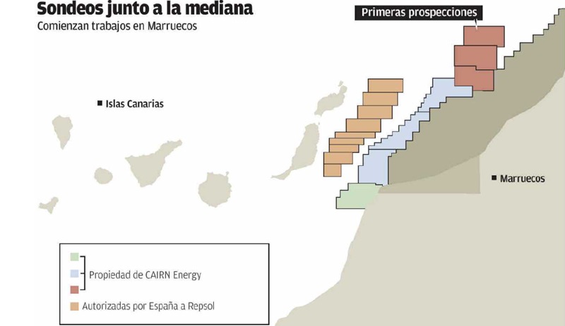 Imagen del diario La rovincia, donde se explica dónde se realizarán los trabajos.