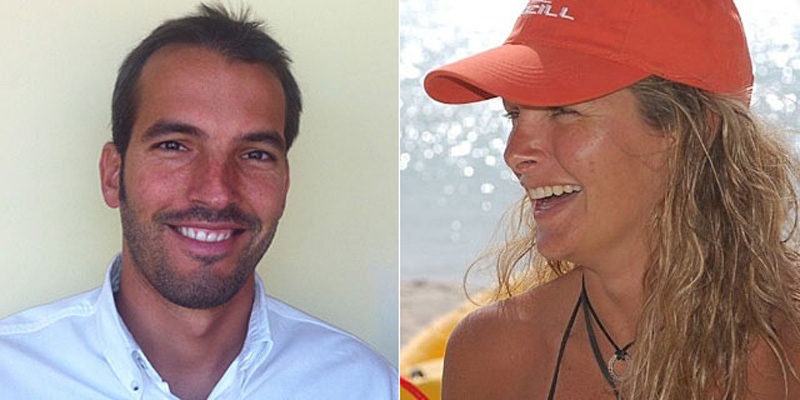 Imagen de los novios publicada en el diario El Mundo.