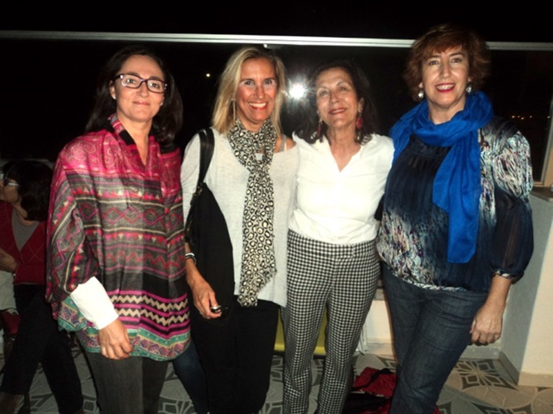 MªJosé Carrasco, Ángeles Matallana, MªAngeles Manrique de Lara y Lourdes Matallana