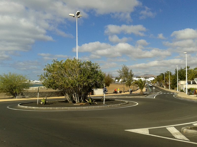 Glorieta donde se ubicará la escultura.