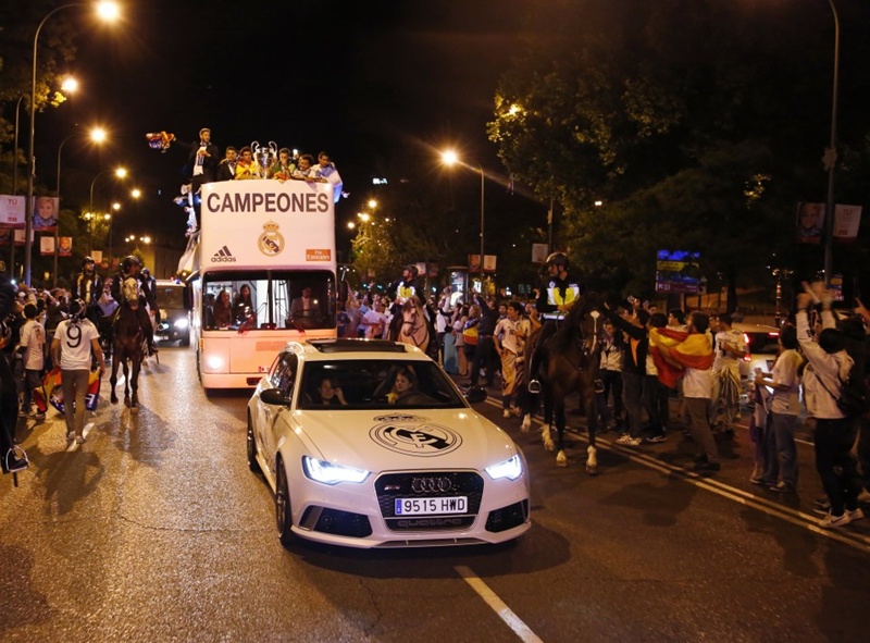 Desde hace ya diez años Audi es patrocinador del Real Madrid.