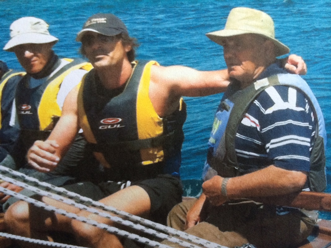 Leandro San Ginés, a la caña.