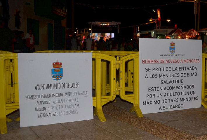 Era la primera vez que los menores de 16 años que no estuvieran acompañados por un adulto no podían ingresar al recinto.