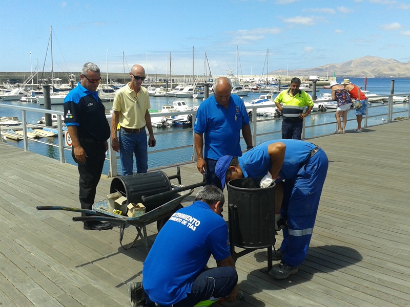 La Tiñosa también tendrá nuevas papleras.