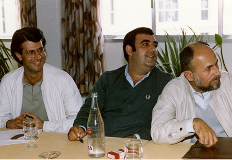 Felipe Perdomo, José María Martín Paredes e Ildefonso Chacón.