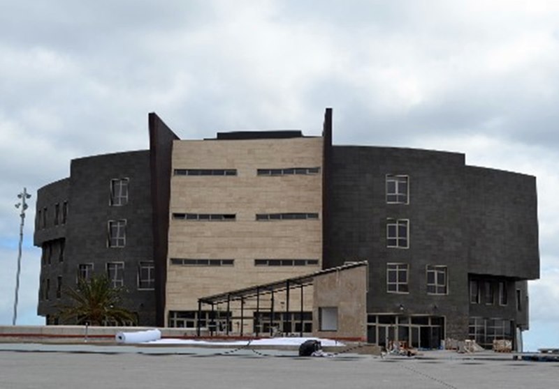 Imagen del Palacio de Congresos de Fuerteventura, que se inaugurará este jueves.