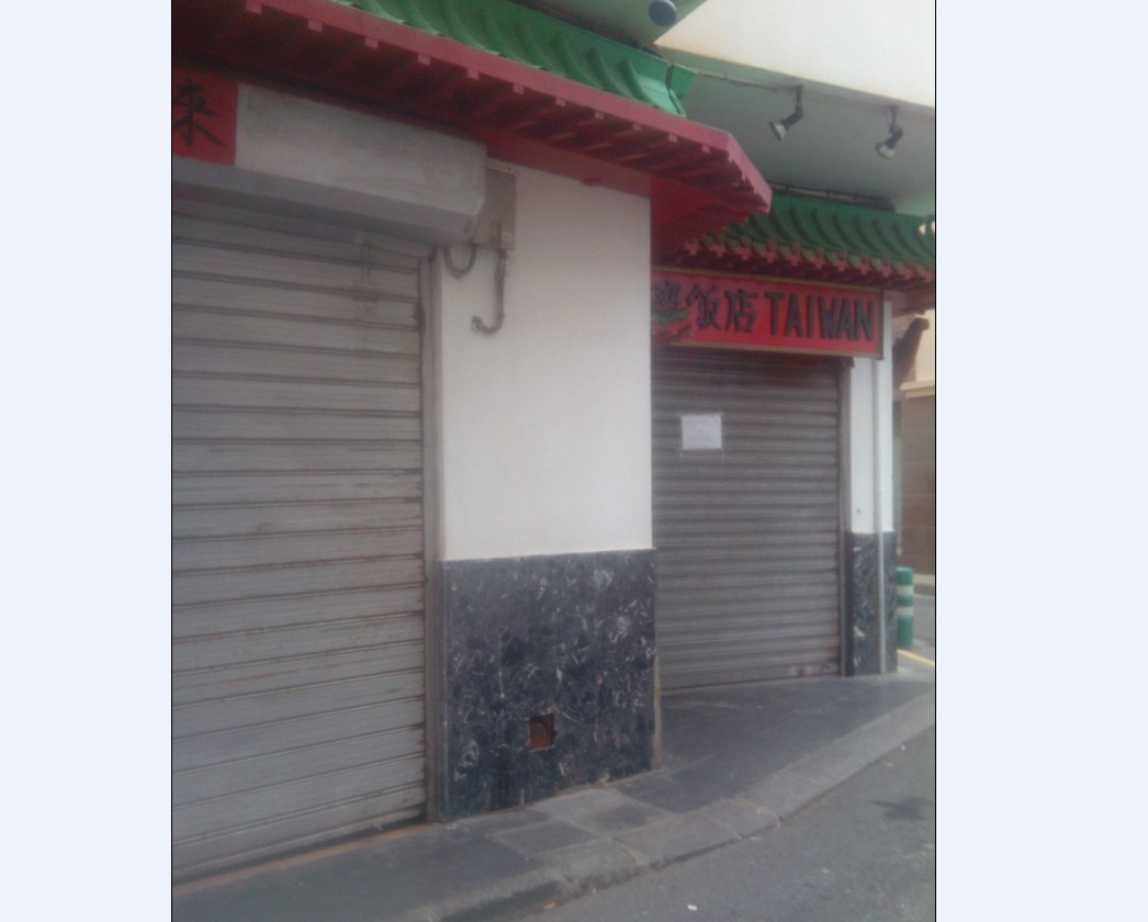 El restaurante permanecía cerrado este domingo.