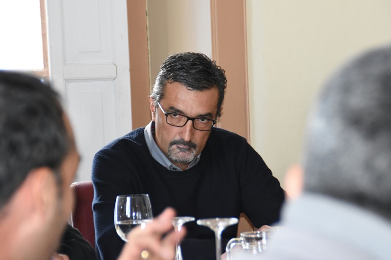 Marci Acuña, alcalde de Haría. Marci Acuña, alcalde de Haría.