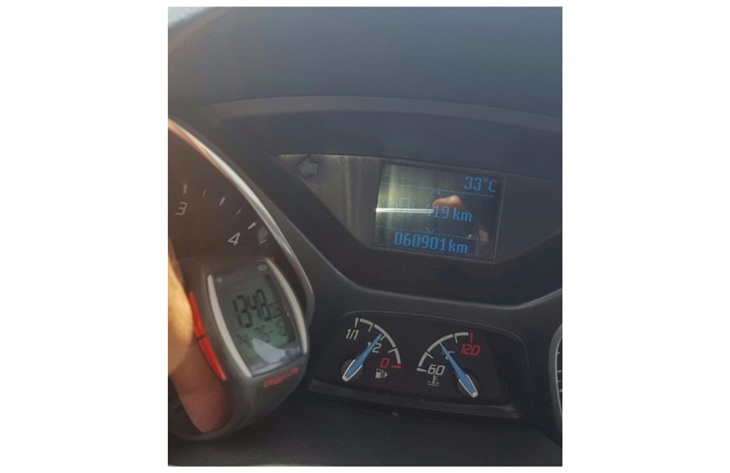 El animal quedó expuesto a altas temperaturas