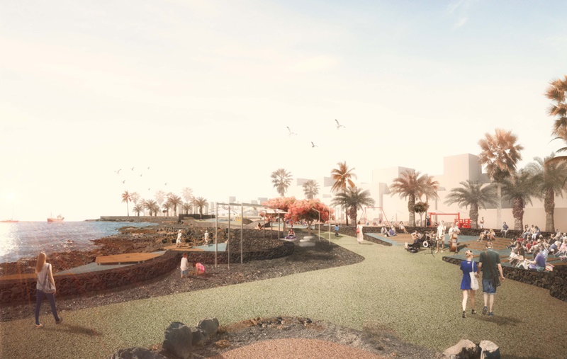 Infografía del futuro paseo de Las Cucharas.