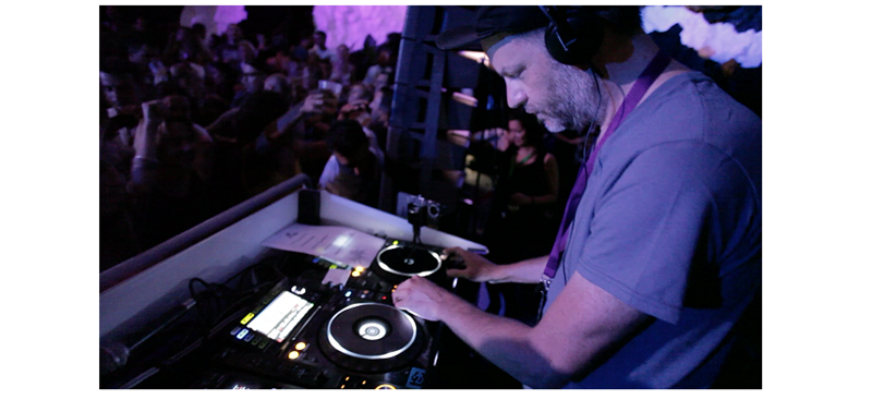 Las mezclas del DJ conquistaron al público