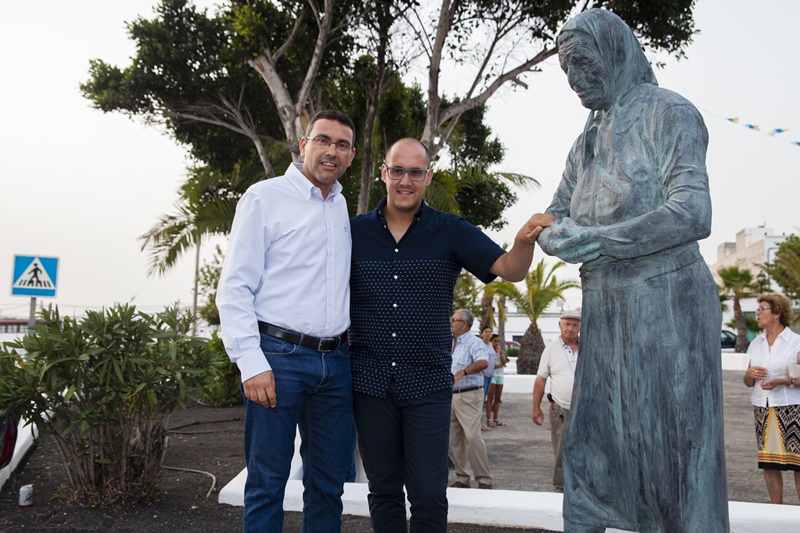 La obra ha sido creada por el artista Rigoberto Camacho