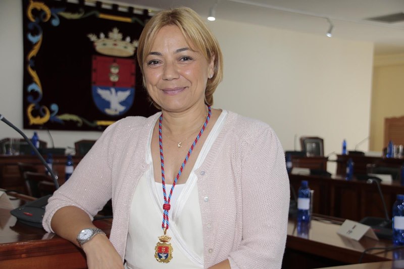 Dácil Garcias portavoz del Grupo Popular en el consistorio.