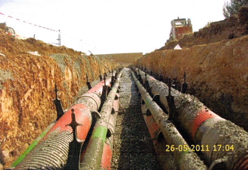 Se tendría que abrir una zanja en 13 kilómetros de metro y medio de ancho por metro y medio de fondo.