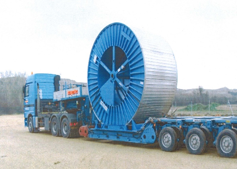 Bobinas que tendrían que soterrarse.