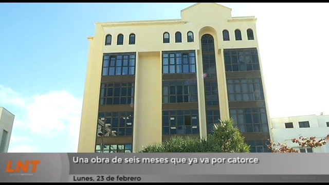 Una obra de seis meses que ya va por catorce