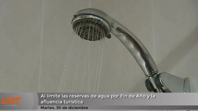Al límite las reservas de agua por Fin de Año y la afluencia turística ...