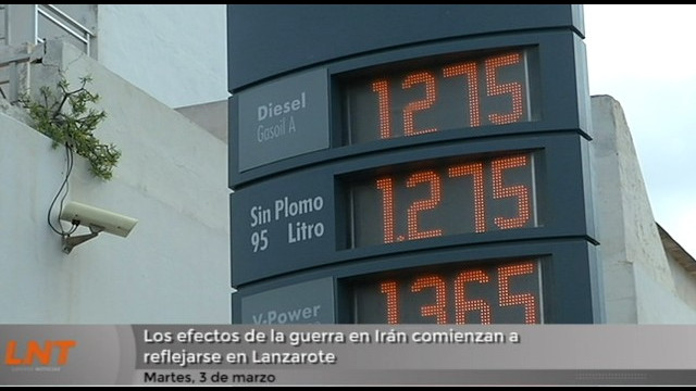 Los efectos de la guerra en Irán comienzan a reflejarse en Lanzarote