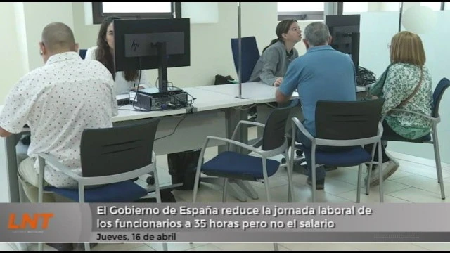 El Gobierno reduce la jornada laboral de los funcionarios a 35 horas ...