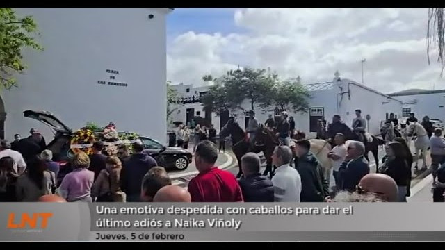 Una emotiva despedida con caballos para dar el último adiós a Naika Viñoly