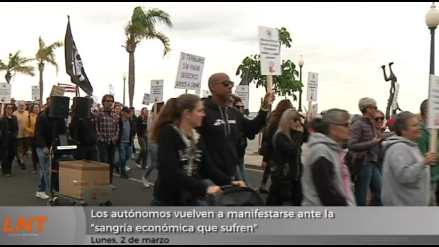 Los autónomos vuelven a manifestarse ante la "sangría económica que sufren"