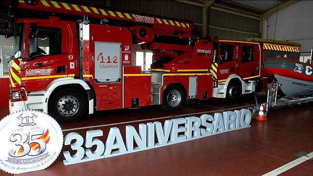 Mejoras y actividades para celebrar los 35 años del Parque de Bomberos de Lanzarote