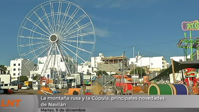 La montaña rusa y la Cúpula, principales novedades de Navilán