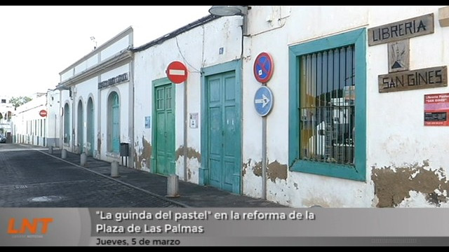 "La guinda del pastel" en la reforma de la Plaza de Las Palmas