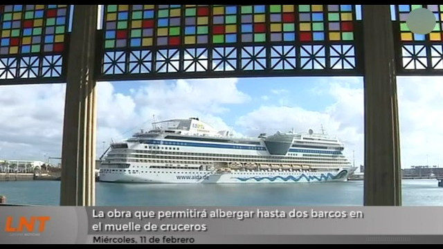 La obra que permitirá albergar hasta dos barcos en el muelle de cruceros