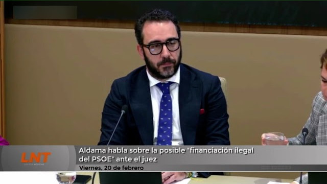 Aldama habla sobre la posible "financiación ilegal del PSOE" ante el juez