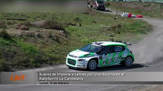 Suárez se impone a Lemes por una décima en el RallySprint La Candelaria