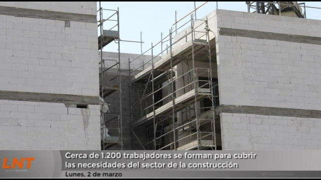 Cerca de 1.200 trabajadores se forman para cubrir las necesidades del sector de la construcción